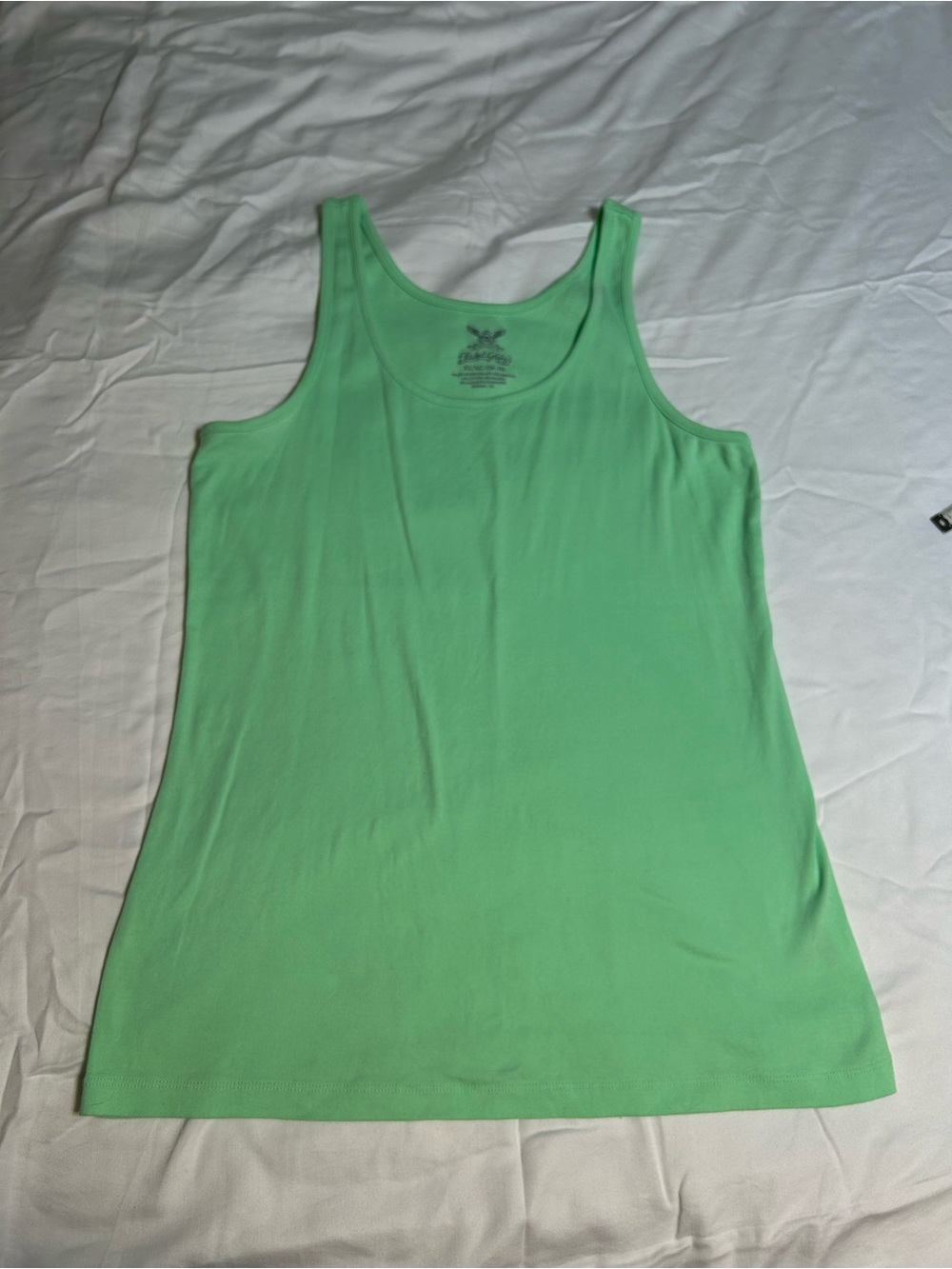 Faded Glory Mint Green Scoop Neck Tank Top